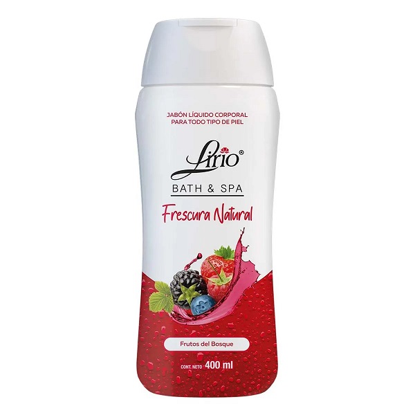 Lirio Frutos del Bosque Jabón Liquido Corporal 400ML