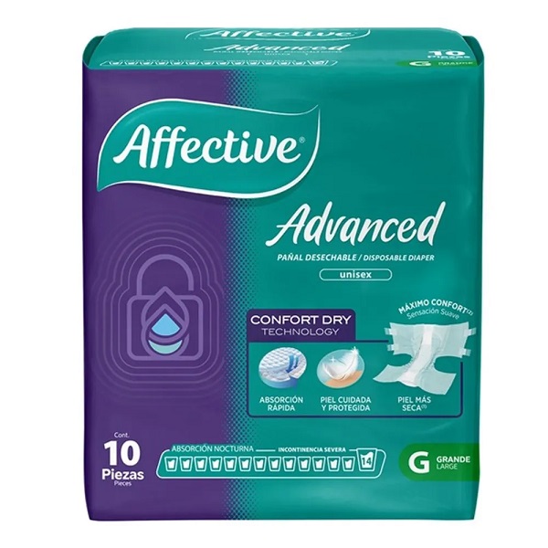 Affective Advanced Unisex Grande 10 Piezas