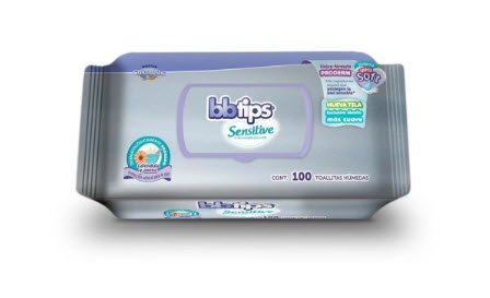 BbTips Toallitas Humedas 66 Piezas