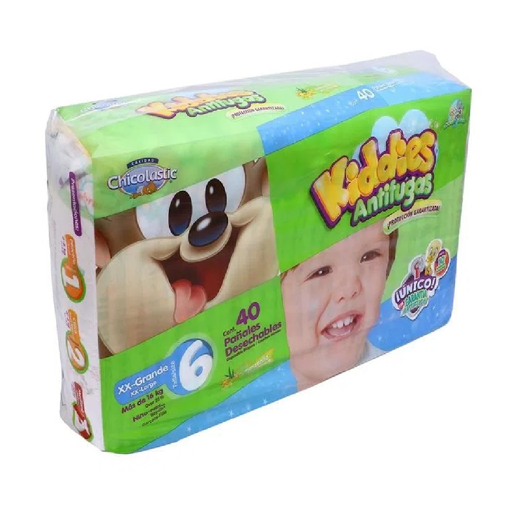 Kiddies Antifugas Etapa 6 Unisex Con 40 Pañales