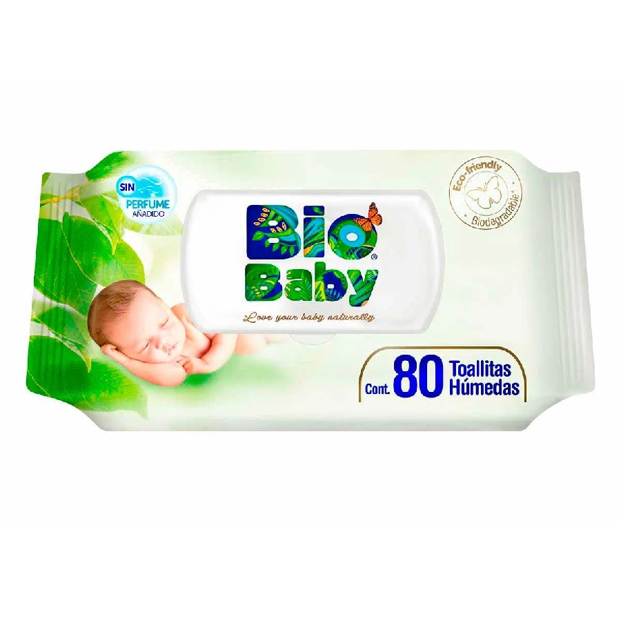 Bio Baby Toallitas Humedas 80 Piezas