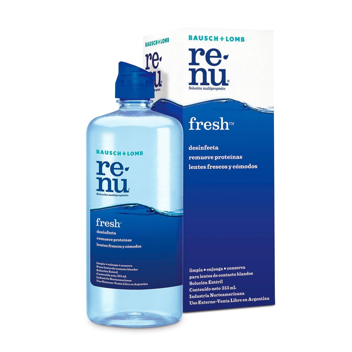 Renu Fresh Solución Oftálmica Para Lentes de Contacto Blandos
