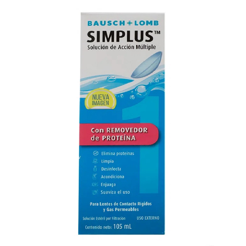 Simplus Solución de Acción Multiple 105ml