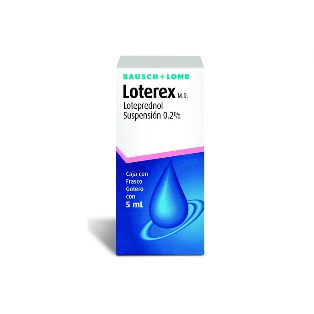 Loterex 5 Etabonato de loteprednol 2 MG Suspensión Gotero ML