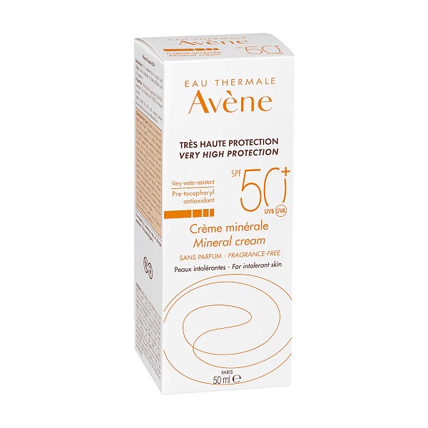 Avene Bloqueador Mineral Facial FPS50+ 50ML