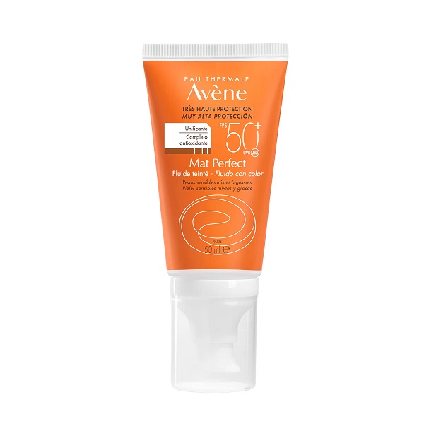 Avène Mat Perfect Protector Solar FPS 50+ Con Color Tubo 50ML