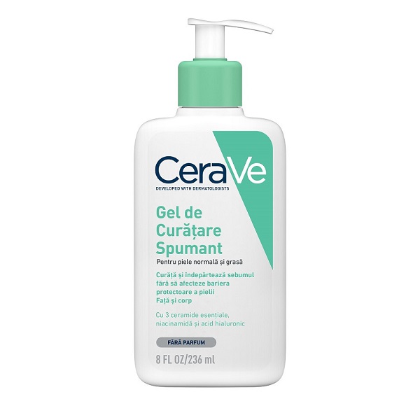 CeraVe Gel Limpiador Espumoso Envase 236ML
