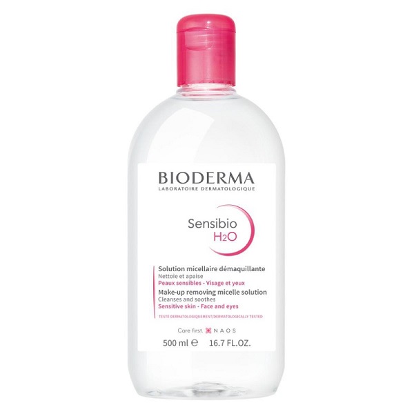 Bioderma Sensibio H2O Solución Micelar Desmaquillante 500ML