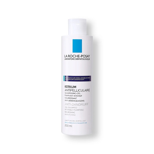 La Roche Posay Kerium Shampoo Para Caspa Grasa Botella 200ML