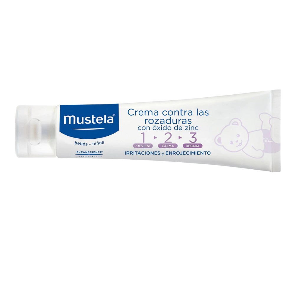 Mustela Cre ma Contra Rozaduras 1.2.3 con Óxido de Zinc Para Bebés y Niños