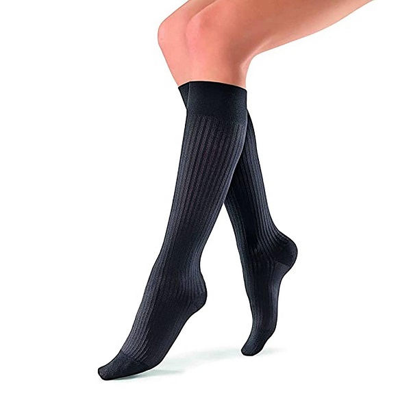 Jobst Calcetin Mujer 8-15 Negro Chico