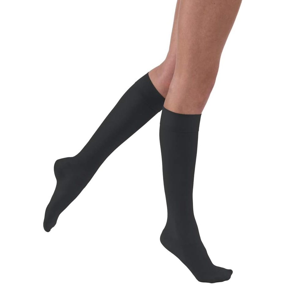 Jobst Calcetin Mujer 8-15 Negro Mediano