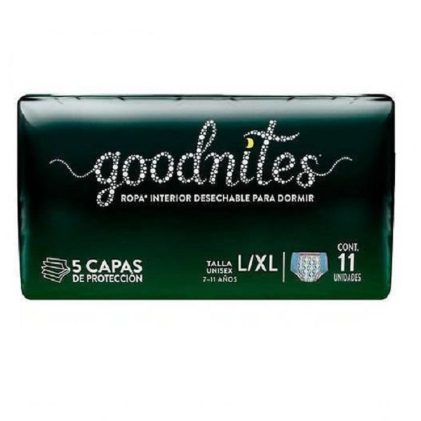 Goodnites Ropa Interior Desechable Talla Grande 11 Piezas
