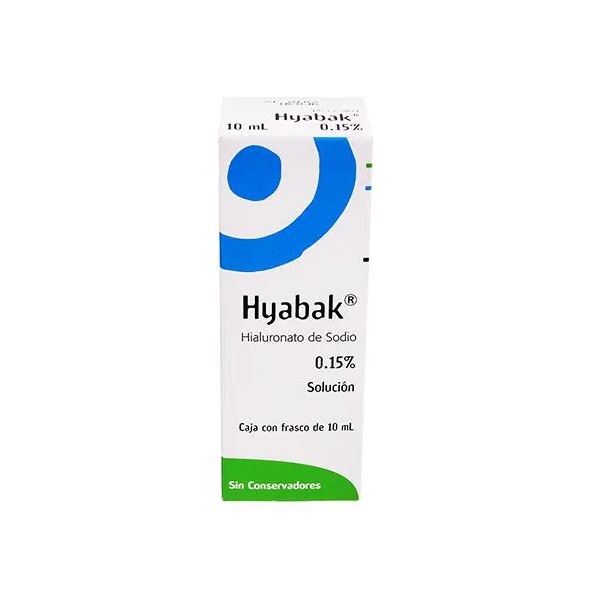Hyabak Hialuronato de sodio Solución Gotero 10ML