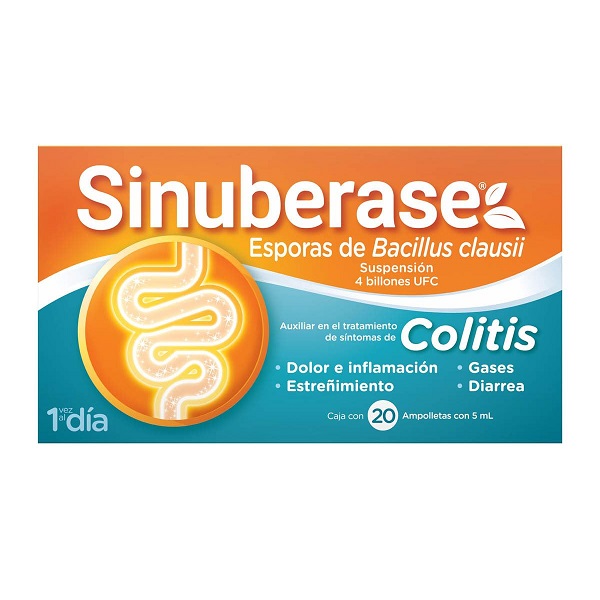 Sinuberase Suspensión 20 Ampolletas 5ML