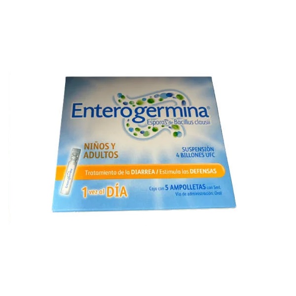 Enterogermina 4 Billones Suspensión Caja 5 Ampolletas
