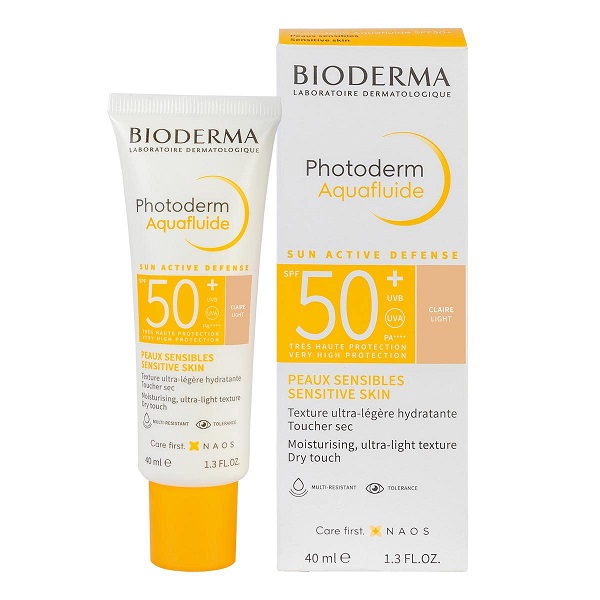 Bioderma Photoderm Aquafluide Protector Solar FPS 50+ Tono Claro Tubo 40ML