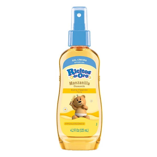 Gel Liquido Ricitos de Oro Manzanilla Extra Fijación 125 ML