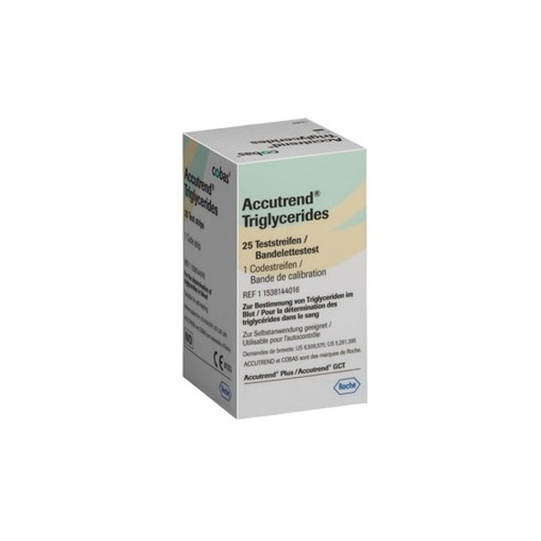 AccuTrend Triglycerides Caja 25 Tiras