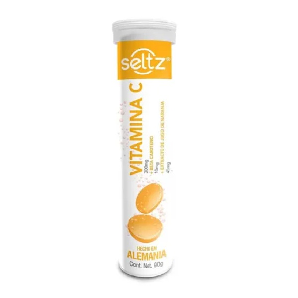 Seltz Vitamina C 300mg 10 Tabletas Efervescentes