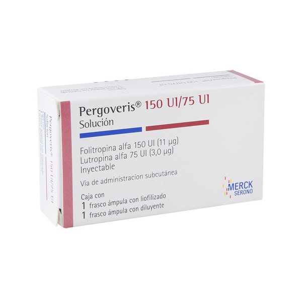 Pergoveris Folitropina Alfa/Lutropina Alfa 150/75 Solución 1 Frasco Ámpula