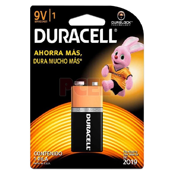 DURACELL PILA 9V