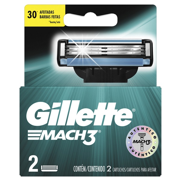 Gillette Mach3 Repuestos 2 Piezas