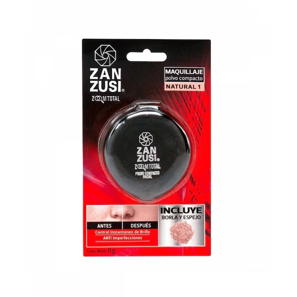 Zan Zusi Zoom Total Polvo Compacto Natural 11G
