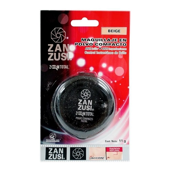 Zan Zusi Zoom Total Polvo Compacto Beige 11G