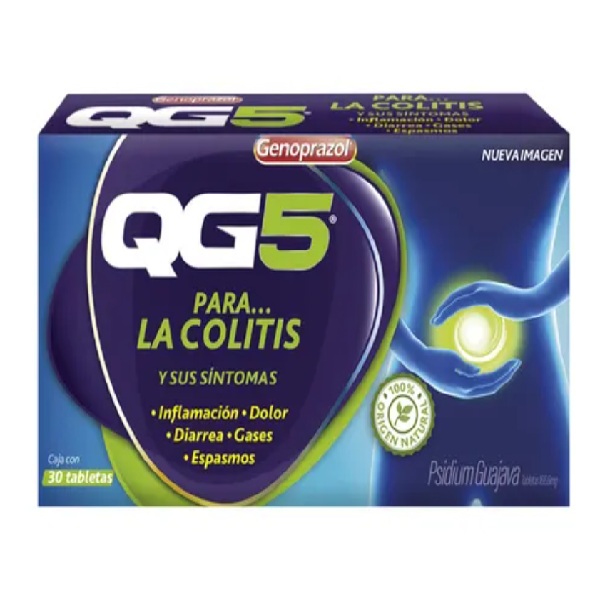 QG5 Auxiliar Para Colitis 30 Tabletas