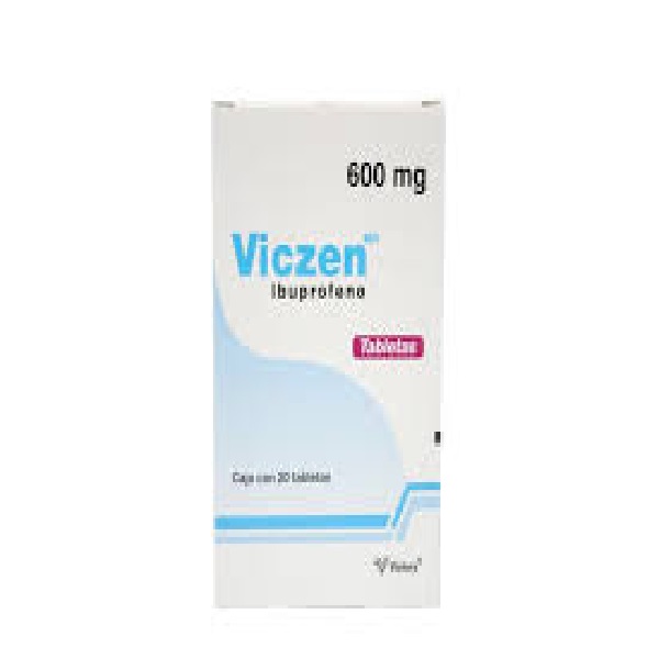 Viczen (Ibuprofeno) 600 mg 20 Tabletas