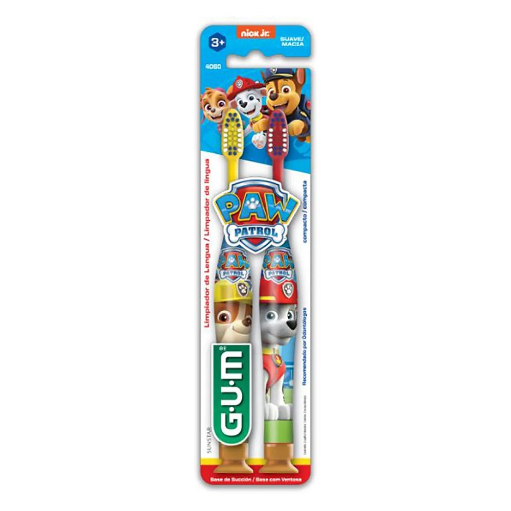 Cepillo de Dientes Infantil GUM Paw Patrol 2 Cepillos