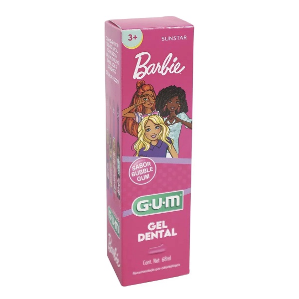 GUM Barbie Gel Dental 68ML