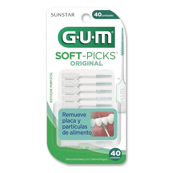 GUM Soft Picks Palillo Dental 40 Piezas