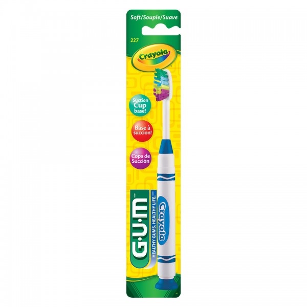 Gum Cepillo Dental Infantil + Hilos Dentales con Mango