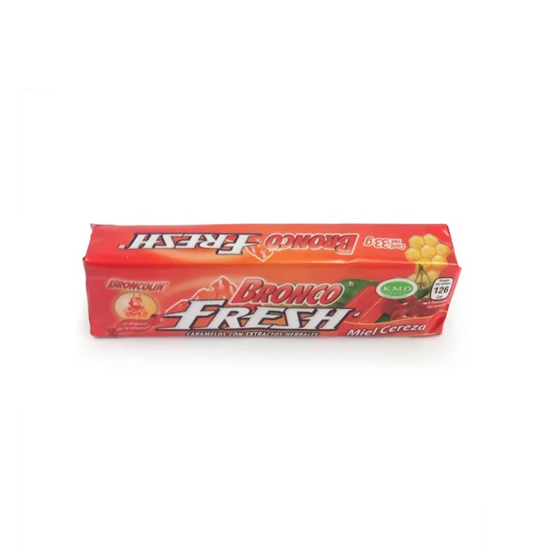 Bronco Fresh Miel-Cereza 33G