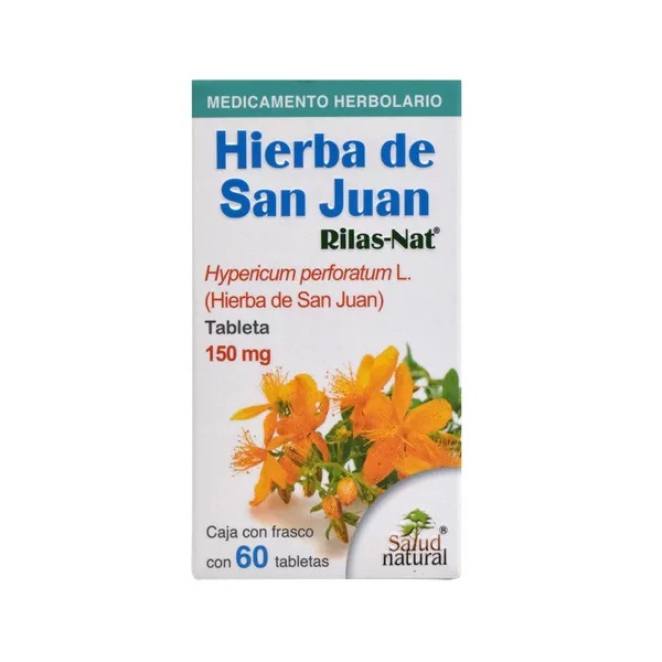 Rilas-Nat Hierba de San Juan Frasco 60 Tabletas