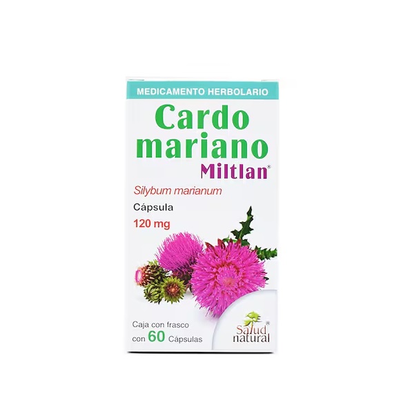 Miltlan Cardo Mariano Frasco 60 Cápsulas