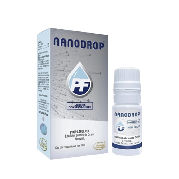 Nanodrop Emulsión Lubricante Oculares 10ml