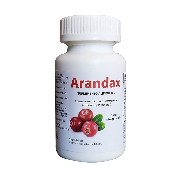 Arandax Suplemento Alimenticio Frasco 30 Tabletas
