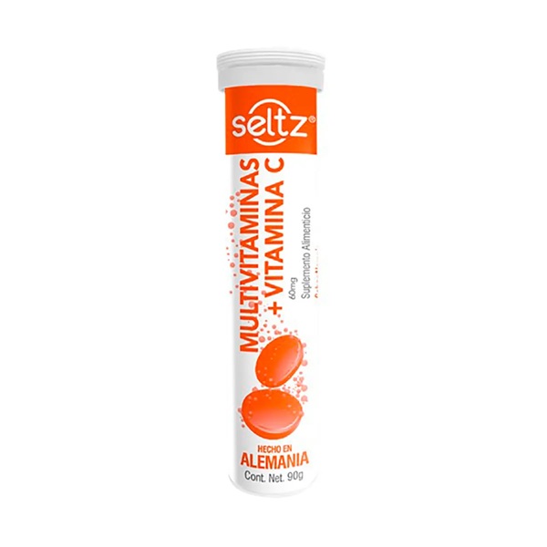 Seltz Multivitaminas + Vitamina C 20 Tabletas Efervescentes