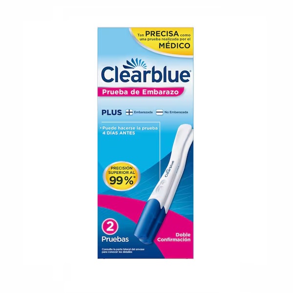 Clearblue Plus Prueba Embarazo 2 Piezas
