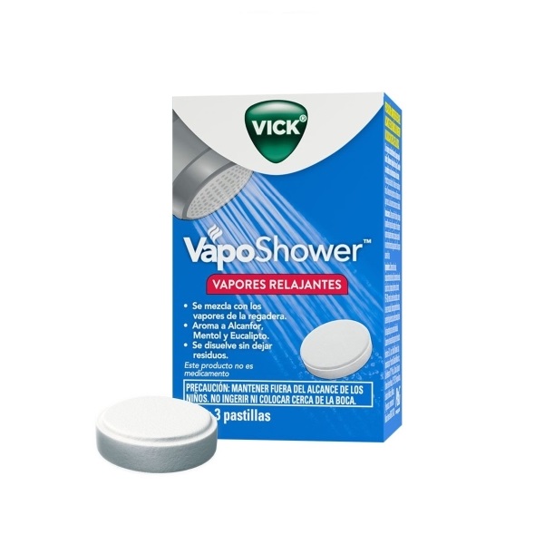 Vapo Shower Vick Caja 3 Pastillas
