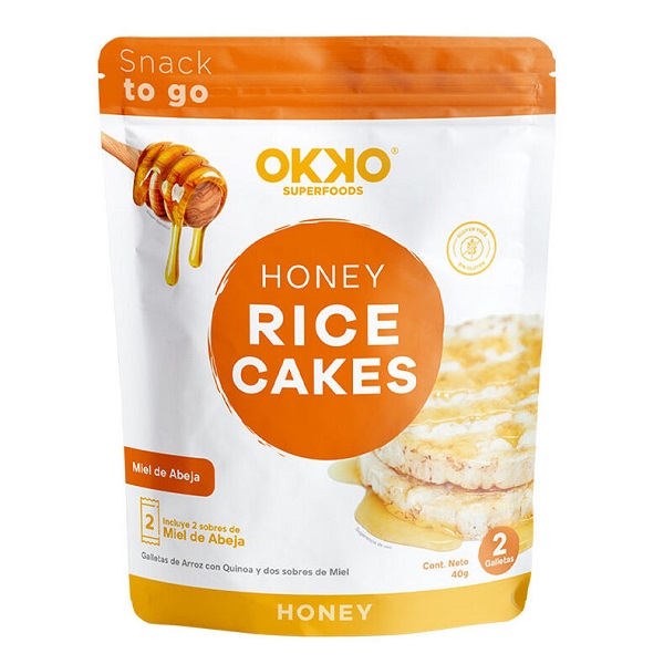 OKKO Galletas de Arroz MIel 32G