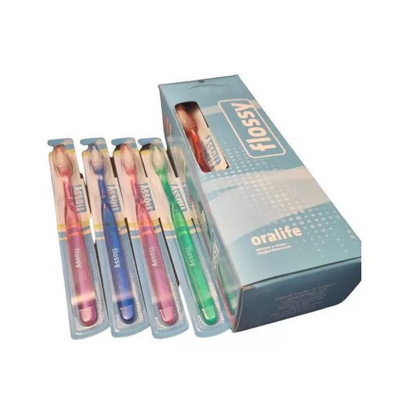 Flossy Cepillo Dental Infantil 12 Piezas