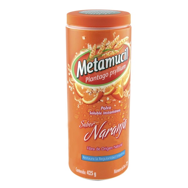 Metamucil Sin Azúcar Naranja 425G