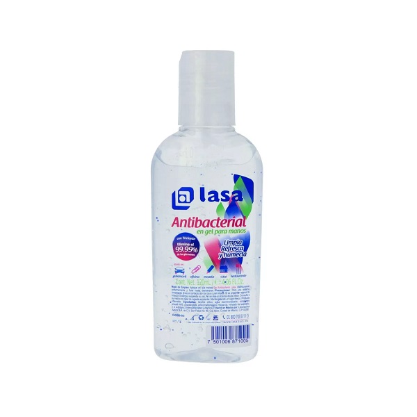 Lasa Gel Antiséptico 70% Botella 120ML