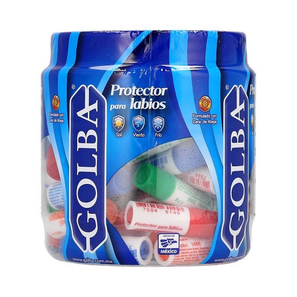 Golba Protector Labial Bote 60 Tubos