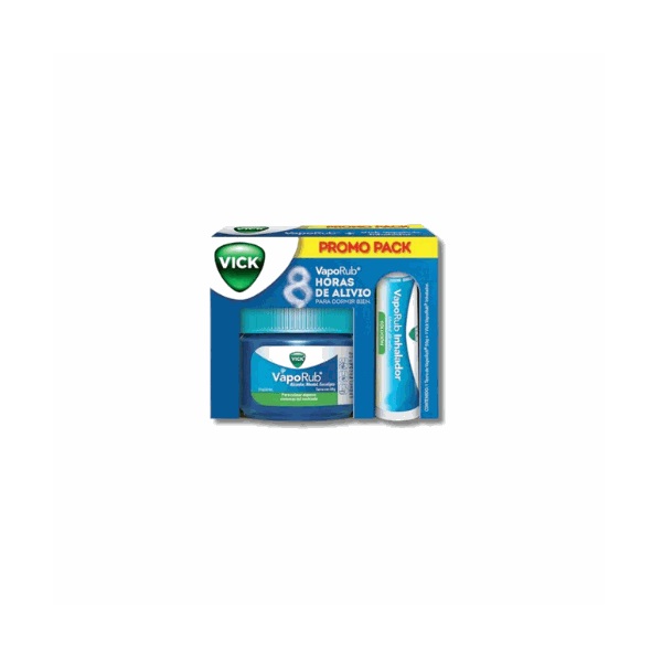 Vick Vaporub Tarro 50G + Inhalador Promo Pack