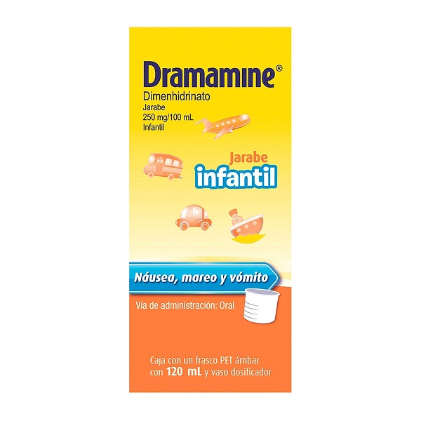 Dramamine Dimenhidrinato Jarabe Infantil  120ML